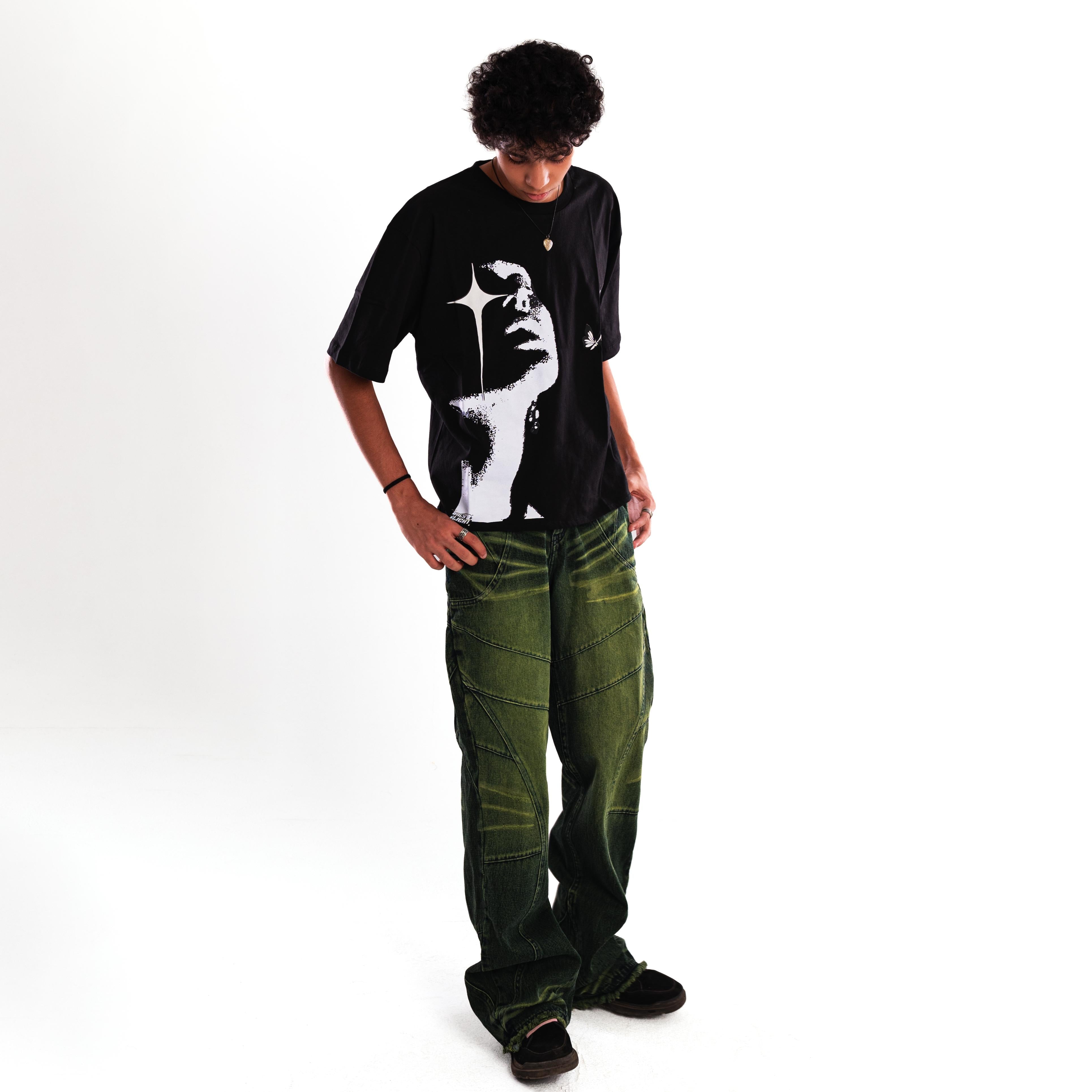 (Light pants) Tint green pants