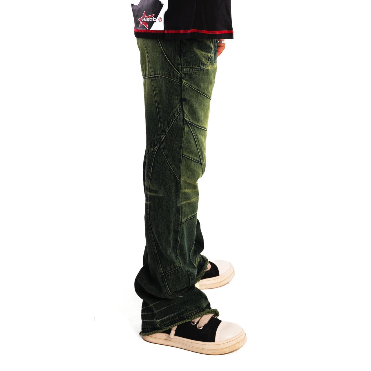 (Light pants) Tint green pants