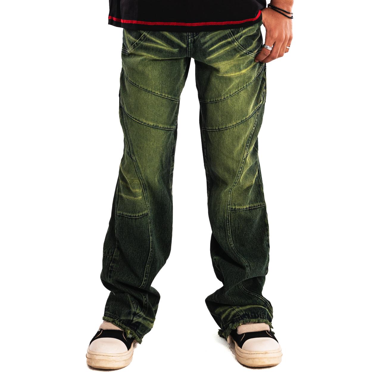 (Light pants) Tint green pants