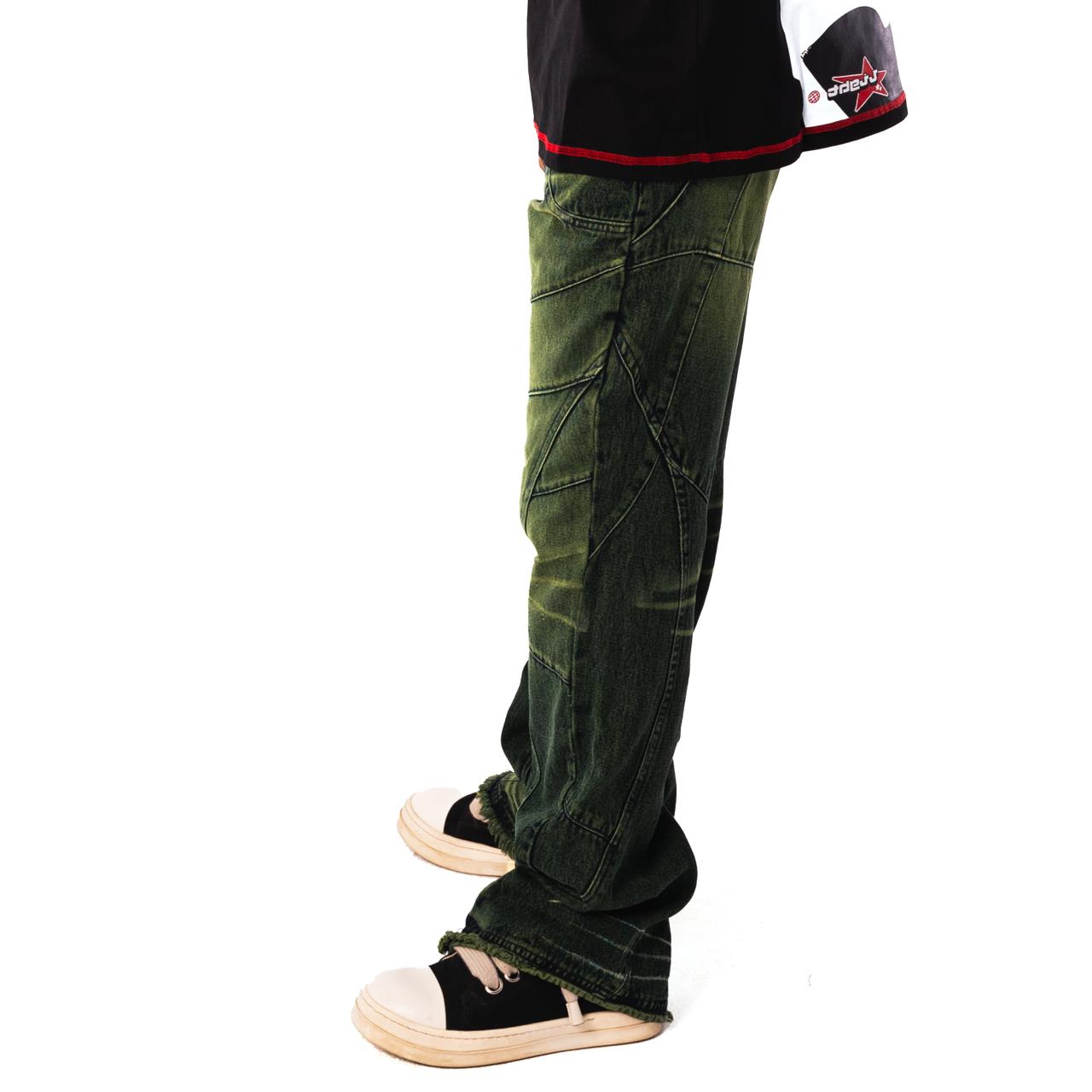 (Light pants) Tint green pants